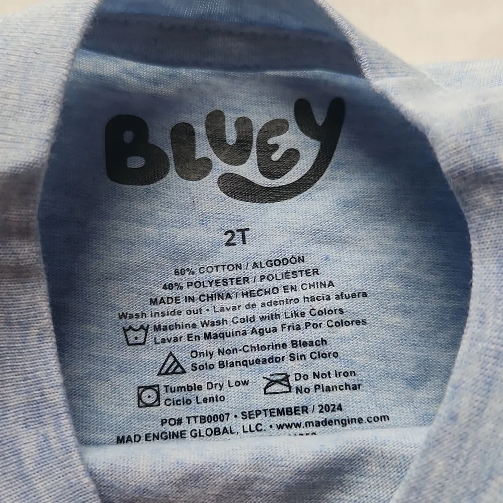 Toddler Bluey / Paw Patrol, Valentines Sweatshirts And Shirt 2T